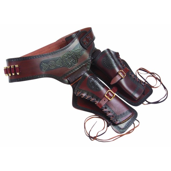 Denix Old West Double Rig Holster with Replica Bullets