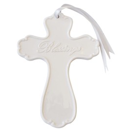 Artisano Designs Blessings Elegant Wall Porcelain Cross