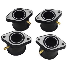 MIMIA Yamaha XJR400 4HM Carburetor Inmani Insulator Set of 4 with O-Rings for Motorcycles
