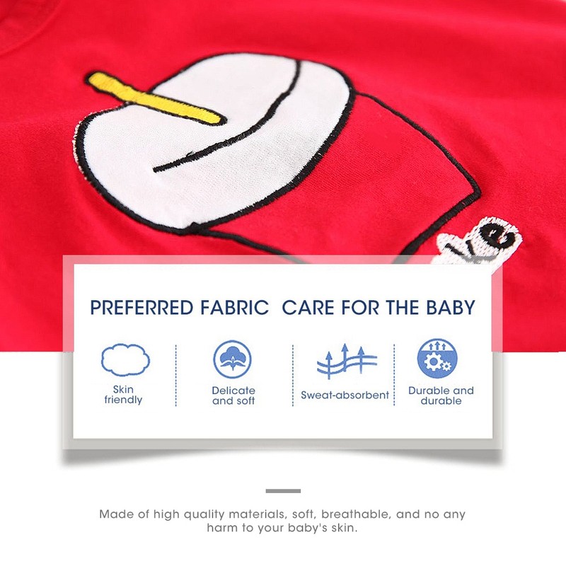 3 Pcs/Set Baby Clothes Cola Cup Pattern Jumpsuit Shirt Short