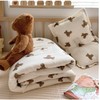 Mystery Girl Bear Crib Bedding and Pillow Set (120x150cm 1