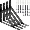 Gabotrie 4 Pack Heavy Duty Shelf Brackets, Metal L Brackets,