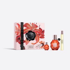 Viktor&Rolf - Flowerbomb Tiger Lily - Mother's Day Luxury Perfume Set - 1.7 Fl Oz, 0.3 Fl Oz, & 0.2 Fl Oz