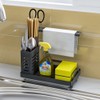 Kitchen Sink Caddy Organizer 304 Stainless Steel Sponge Soap Brushes