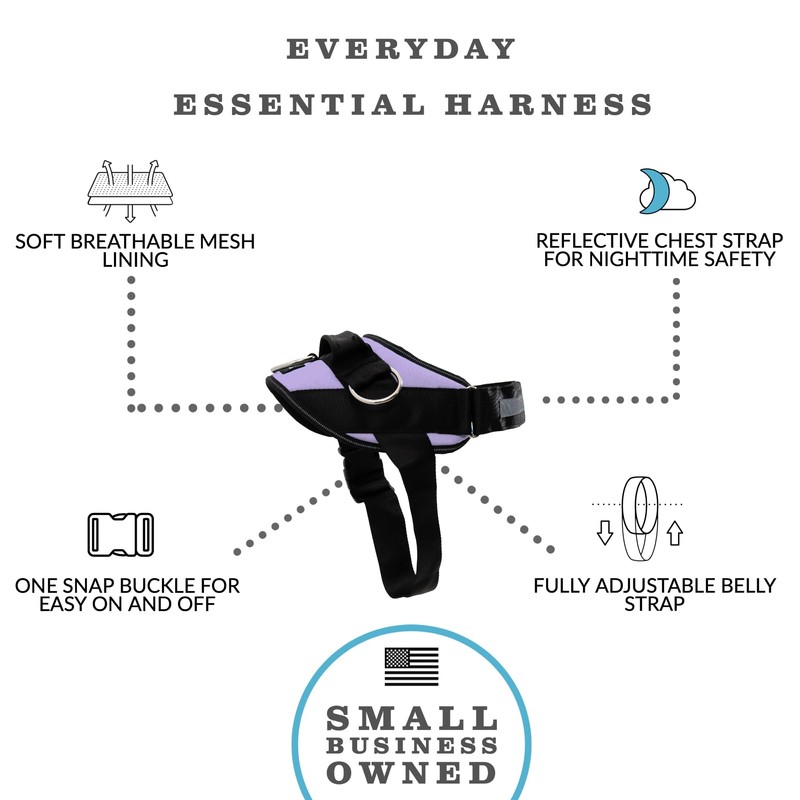 ShawnCo Essential Dog Harness, No-Pull Pet Vest with 3 Leash