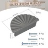 YELARXI Half Moon Cabinet Pulls Zinc Alloy Drawer Pulls Cabinet