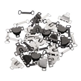 Gadpiparty 40pcs Waistband Tightener: Invisible Pants Hook and Eye Sewing Closures - Adjustable Waist Tightener Buttons for Dress Pants - Fastening Clips for Formal Wear