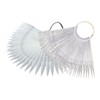 Baluue 2 Sets of Fan-Shaped Nail Display Boards for Nail