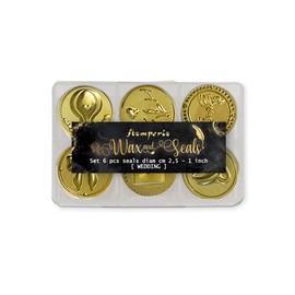 Stamperia WAXSL07 Wax and Seal Set, Gold, 2.5 cm