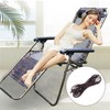 TSHAOUN 4 Pack Sun Loungers, Universal Zero Gravity Chair Repair