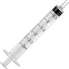 OLCANA 50 Pieces 3ml Syringes Non-sterile Disposable Syringe for Scientific