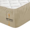My home store Fitted Sheet 25 cm Deep Brushed Microfiber