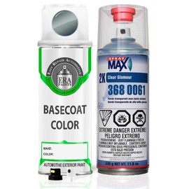 ERA Paints 449 - Mistral Green Metallic for VOLVO Exact Match Automotive Spray Paint Spray - Essential Kit w/ 2K 3680061 Clearcoat