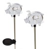 Unido Box Pig Solar Garden Stake Light LED Color-Changing, Set