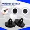 Damwot 20 PCS Brake Switch Stopper,Car Brake Pedal Stop Pad