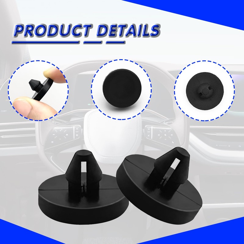 Damwot 20 PCS Brake Switch Stopper,Car Brake Pedal Stop Pad