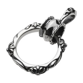 Cenote p0252 Gothic Glass Holder Pendant [Silver 925 Silver Accessories], Sterling Silver, No Gemstone