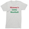Mens Mommy's Little Meatball T-Shirt Large White