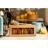 Bee Harmony Classic Honey Flight, Mini Honey Gift Set, 4
