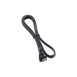 CableMod CM-CAB-RSAT-N60KC-R ModMesh Right Angle SATA 3 Cable - Black