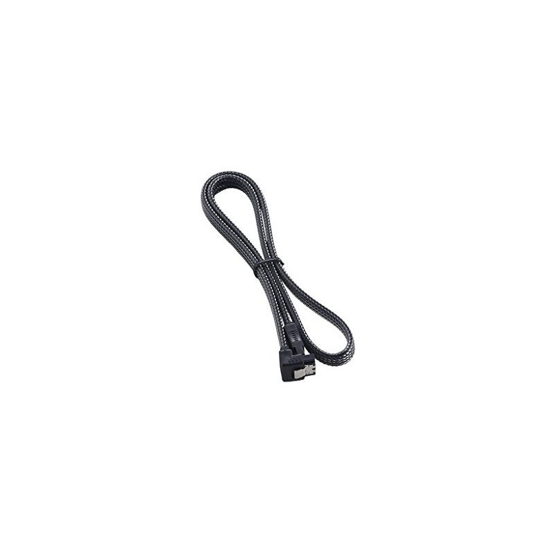 CableMod CM-CAB-RSAT-N60KC-R ModMesh Right Angle SATA 3 Cable - Black