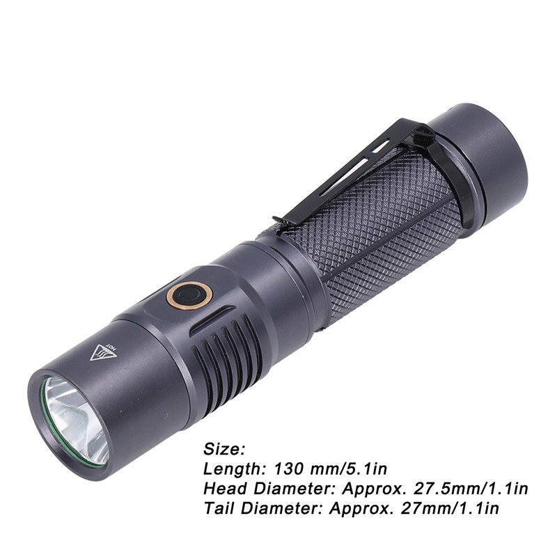 T40 Super Bright Flashlight USB Rechargeable Mini Flashlight for Camping