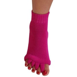 HappyFeet Toe Separator Alignment Socks - Comfortable Toe Separator Socks Massage Socks – Prevent Foot Cramp and hammertoes