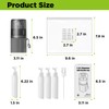 4 in 1 Travel Dispenser Bottle, TSA Approved Refillable Shampoo