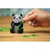 HCM Kinzel 59179 Heart 3D Crystal Puzzle Panda Pair, Grey/Black