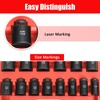 TONYNOL 3/4 Inch Drive Deep Impact Socket Set,6-Point,SAE Sizes(1“-2”),14 PCS,Cr-Mo