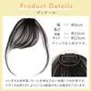 AQUADOLL pp003NBKJ Wig, Bangs Wig, Side Included, Sink Bangs, 100%