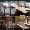 Lellen Bar Stool Covers Set of 4- Jacquard Bar Stool