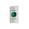 Stainless Steel Push to Exit Button - 12V DC Push