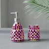 ELEGANTZ Bathroom Accessory Set – Mosaic Bathroom Accessories Set with