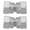 SG Store 2PCS Hydraulic Female to Female Equal Swivel Coupling