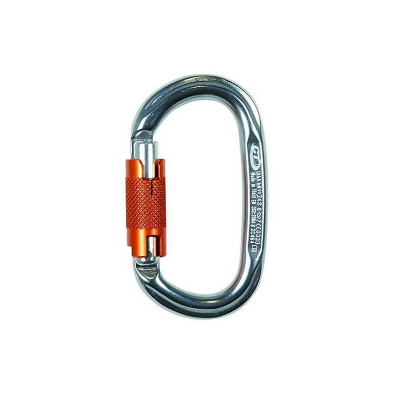 Climbing Technology Pillar WG Oval Carabiner with Ferrule 2 Movements,