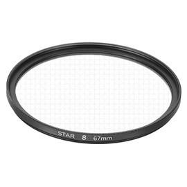 sourcing map 67mm Star Lens Filter, Starburst Lens Filter 8 Points Star Camera Lens Filter for Night Scenery Glassworks