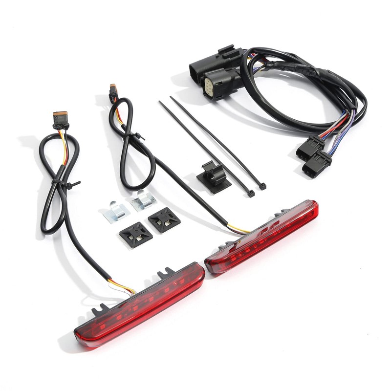 TCMT Standard Hard Saddlebags LED Run Brake Turn Light Fit