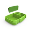 Bentgo Fresh Tray (Green) with Transparent Cover - Reusable, BPA-Free,