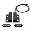 SCOOYUCK 2 Sets No Magnetic Switch Magnetic Door Sensor Normally