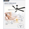 Fanbulous 64 Inch Ceiling Fans with Lights and Remote,Smart Ceiling