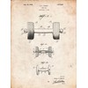 ART.COM Stretched Canvas Print Dumbbell Patent by Cole Borders, 18"