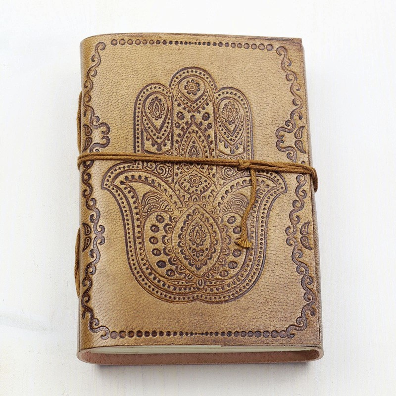 Leather Notebook - Light Brown - Sketchbook - Diary -