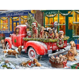 Vermont Christmas Company Canine Christmas Jigsaw Puzzle 500 Piece