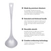 Boundless Voyage Titanium Ladle Deep Soup Spoon, Stirring & Serving