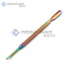 Multi Color Rainbow Cuticle Trimmer with Cuticle Pusher Cuticle Remover