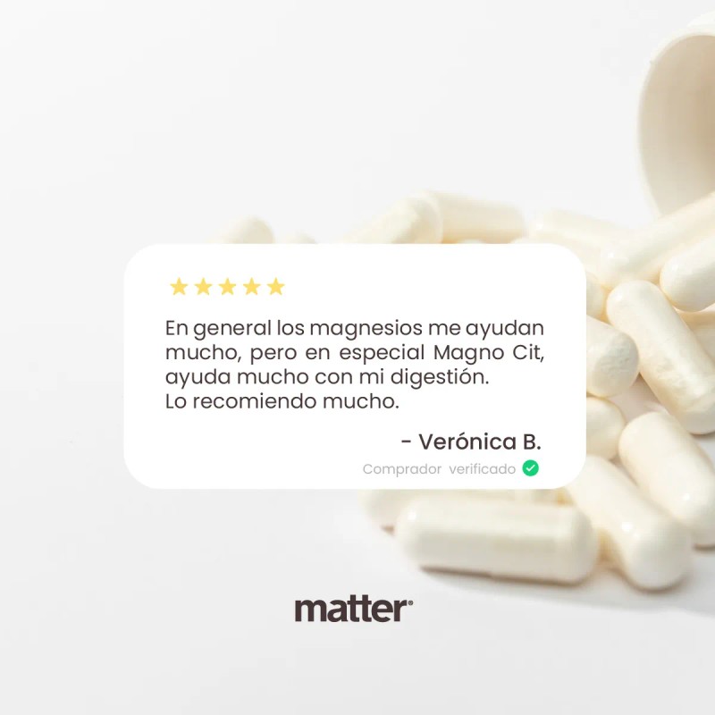 YOU MATTER - Magno-Cit Citrato de Magnesio - 120 Cápsulas