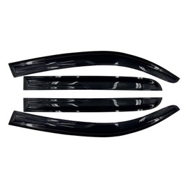 SONTIAN Tape-On Side Window Visor Deflectors Rain Guards for 2016 2017 2018 2019 2020 2021 2022 2023 to-yota Tacoma Double Cab/Crew Cab Window Rain Deflectors, Window Visors Accessories for Cars 4pcs