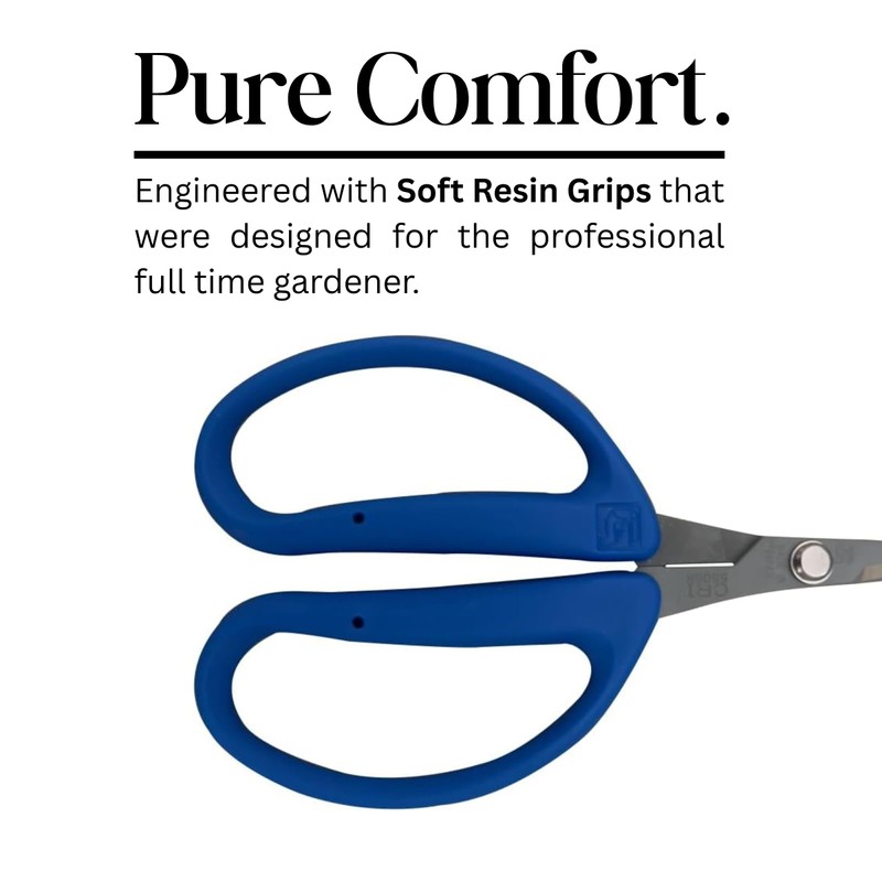CHIKAMASA CRI-550SRF(Blue), The Specialty Trimming Precise Scissors, Stainless Steel with