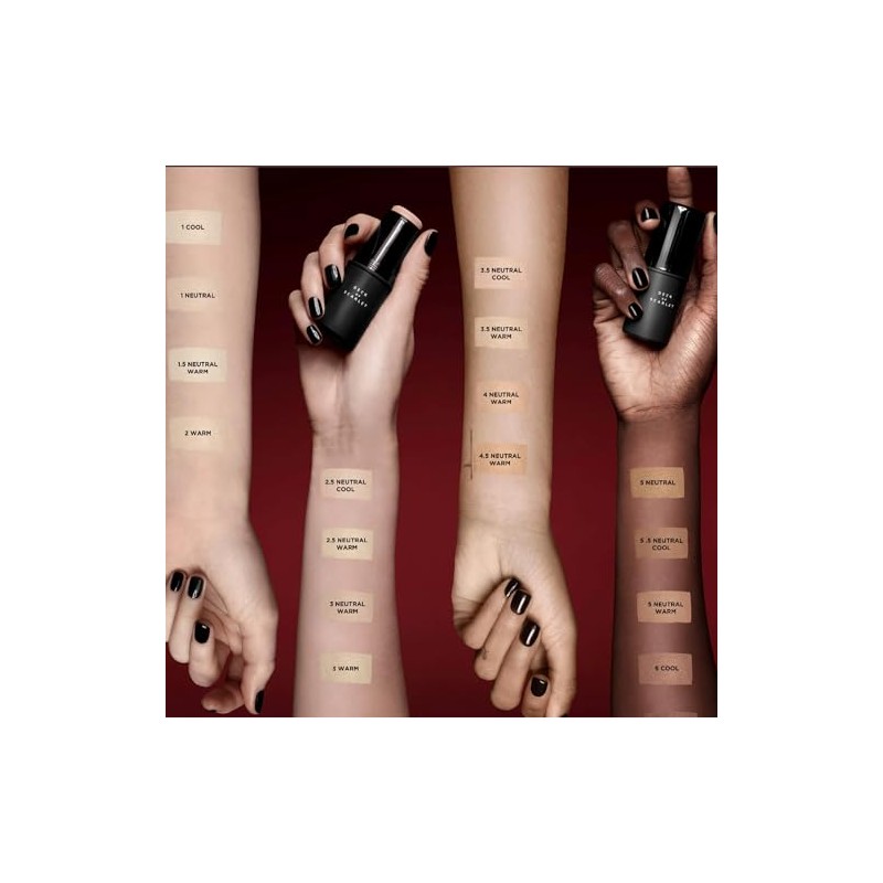 Base Maquillaje Barra Skin Edit Serum Foundation Limpio Vegano Fórmula